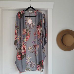 NWT Umgee Floral Kimono